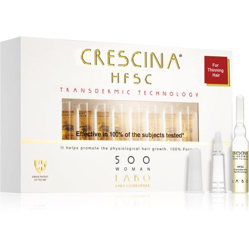 Transdermic 500 Re-Growth Pflege zur Förderung des Haarwachstums für Damen 20x3,5 ml - Crescina - Modalova