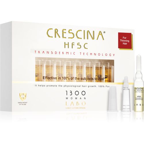 Transdermic 1300 Re-Growth tratamiento de crecimiento del cabello para mujer 20x3,5 ml - Crescina - Modalova