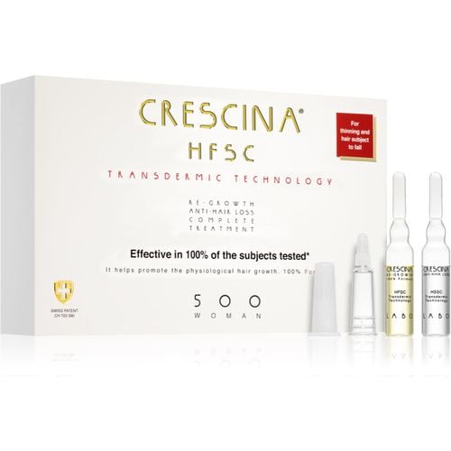 Transdermic 500 Re-Growth and Anti-Hair Loss Pflege zur Förderung des Haarwachstums und gegen Haarausfall für Damen 20x3,5 ml - Crescina - Modalova