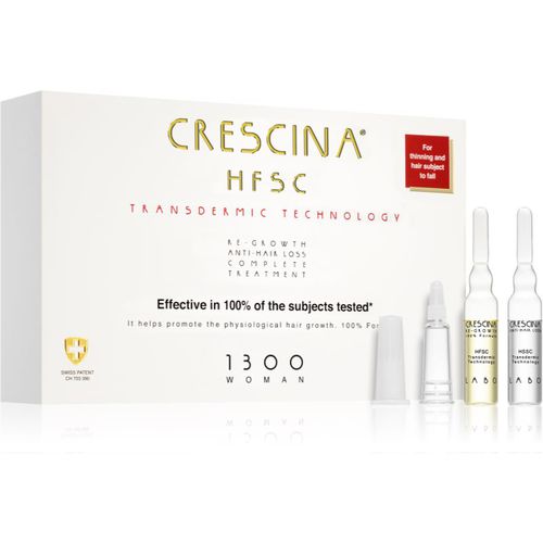 Transdermic 1300 Re-Growth and Anti-Hair Loss Pflege zur Förderung des Haarwachstums und gegen Haarausfall für Damen 20x3,5 ml - Crescina - Modalova