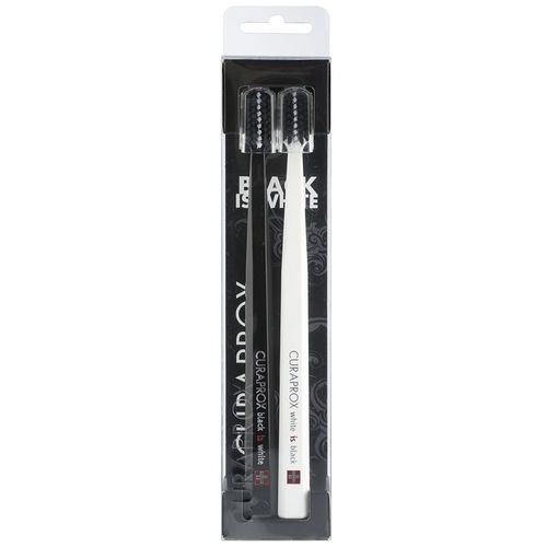 Black is White cepillo de dientes ultra-suave Black & White 2 ud - Curaprox - Modalova