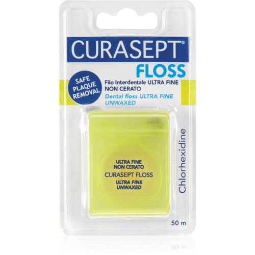 Dental Floss Ultra Fine Unwaxed ungewachste Zahnseide mit antibakteriellem Zusatz 50 m - Curasept - Modalova