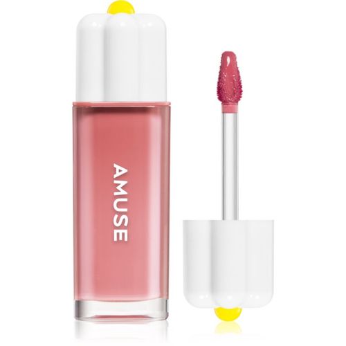 Dew Tint brillo de labios de larga duración con efecto humectante tono 10 Peach Bunny 4 g - AMUSE - Modalova