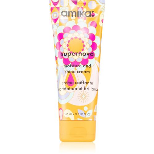 Supernova crema hidratante para dar brillo y suavidad al cabello 100 ml - amika - Modalova
