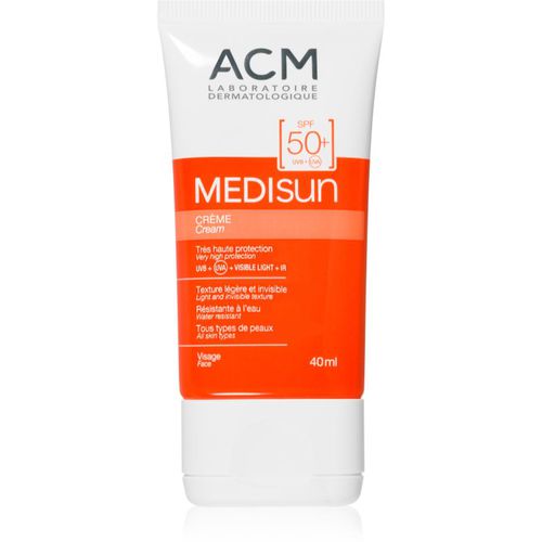 Medisun crema solar resistente al agua para rostro SPF 50+ 40 ml - ACM - Modalova