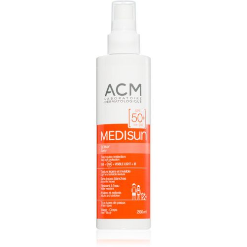 Medisun spray abbronzante per viso e corpo SPF 50+ 200 ml - ACM - Modalova