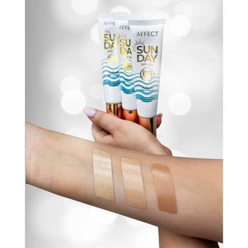SunDay crema BB hidratante SPF 50+ tono Medium 30 ml - Affect - Modalova