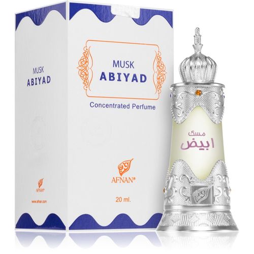 Musk Abiyad aceite perfumado unisex 20 ml - Afnan - Modalova