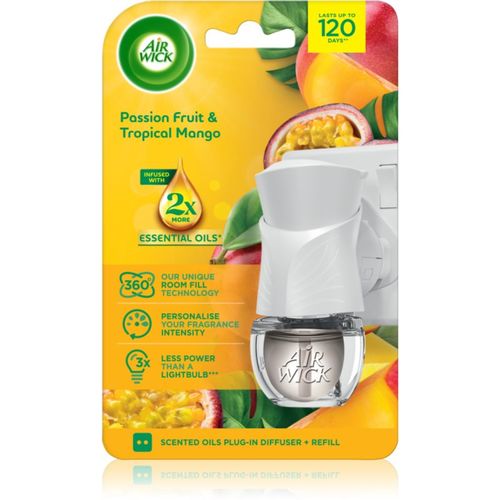 Essential Oils Electric Passion Fruit & Tropical Mango ambientador eléctrico con recarga 19 ml - Air Wick - Modalova