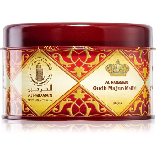 Oudh Ma'Jun Maliki bakhoor 50 g - Al Haramain - Modalova
