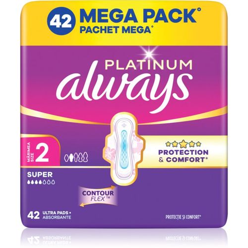 Platinum Super Size 2 compresas con alas 42 ud - Always - Modalova
