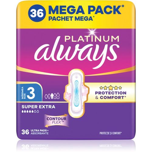 Platinum Super Extra Size 3 compresas con alas 36 ud - Always - Modalova