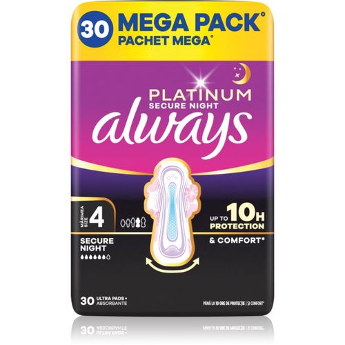Platinum Secure Night Size 4 compresas para la noche 30 ud - Always - Modalova