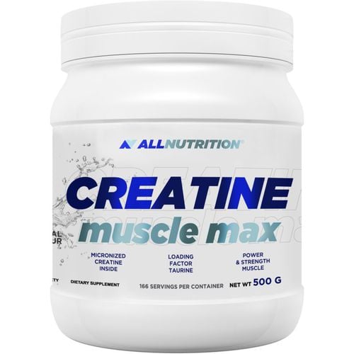 Creatine Muscle Max Förderung der sportlichen Leistung Geschmack Natural 500 g - Allnutrition - Modalova