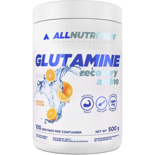 Glutamine Recovery Amino Muskelregeneration und -wachstum Geschmack Orange 500 g - Allnutrition - Modalova