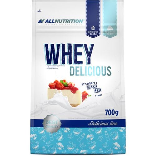 Whey Delicious Molkenprotein Geschmack Cheesecake & Strawberry 700 g - Allnutrition - Modalova