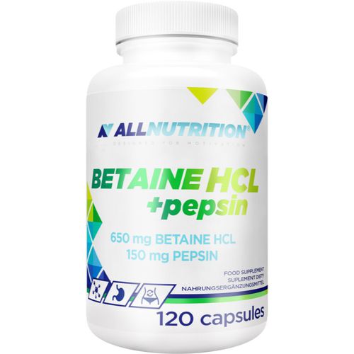 Betaine HCl + Pepsin Kapseln mit Verdauungsenzymen 120 KAP - Allnutrition - Modalova