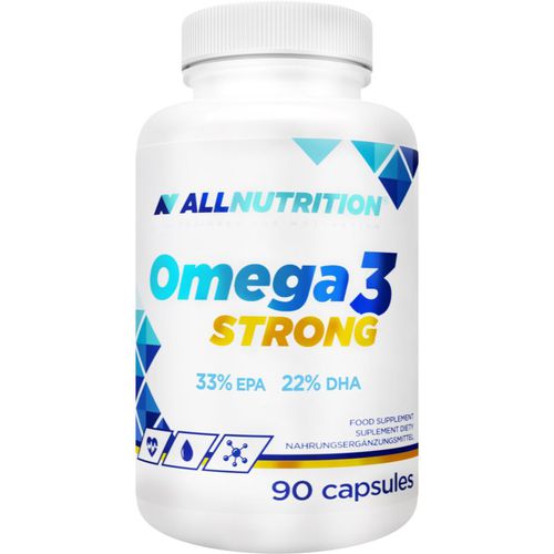 Omega 3 Strong Förderung der normalen Funktion des Kreislaufsystems 90 KAP - Allnutrition - Modalova