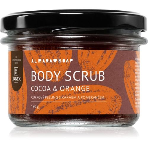 Body Scrub exfoliante corporal a base de azúcar para la celulitis con aroma Cocoa & Orange 180 g - Almara Soap - Modalova
