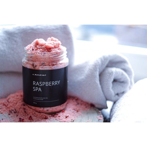 Bath Salt sales de baño con efecto relajante con aroma Raspberry Spa 450 g - Almara Soap - Modalova