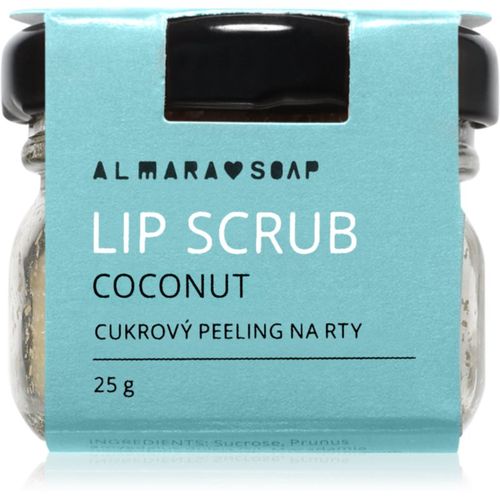 Lip Scrub exfoliante a base de azúcar para labios Coconut 25 g - Almara Soap - Modalova