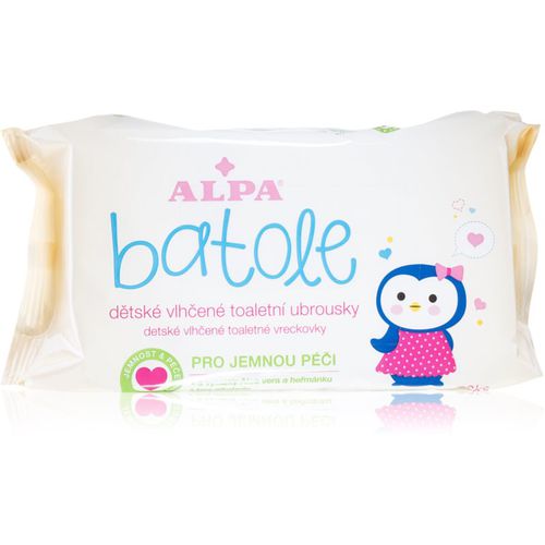 Toddler Wet wipes toallitas húmedas suaves para bebés para pieles sensibles 72 ud - Alpa - Modalova