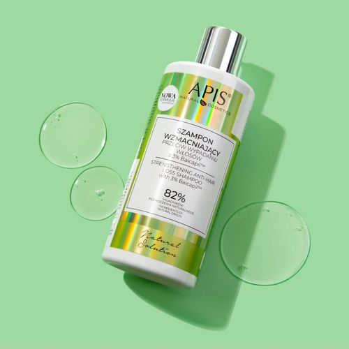 Natural Solution 3% Baicapil champú fortificante anticaída 300 ml - Apis Natural Cosmetics - Modalova