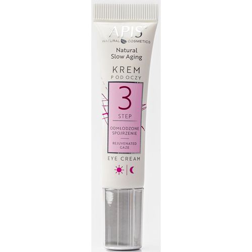 Slow Aging Step 3 crema iluminadora y rejuvenecedora para contorno de ojos 15 ml - Apis Natural Cosmetics - Modalova