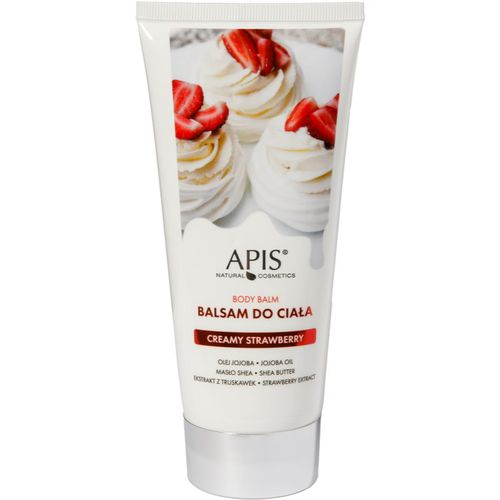 Creamy Strawberry bálsamo corporal hidratante 200 ml - Apis Natural Cosmetics - Modalova