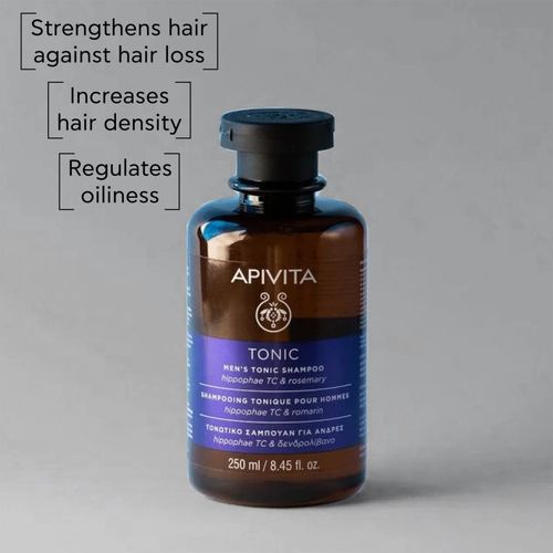 Tonic Men's Tonic Shampoo champú anticaída 250 ml - Apivita - Modalova