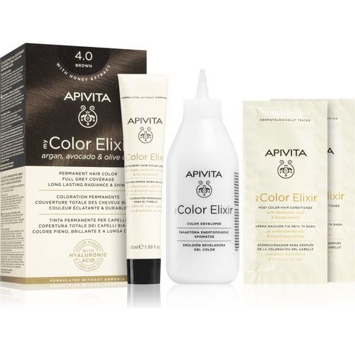 My Color Elixir tinte de pelo sin amoníaco tono 4.0 Brown 1 ud - Apivita - Modalova