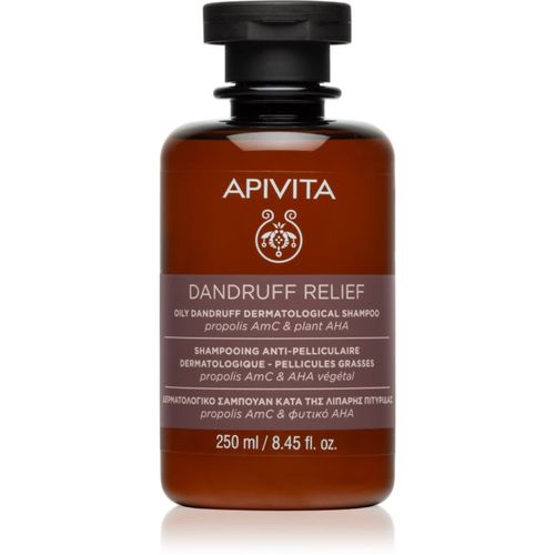 Dandruff Relief Oily Dandruff Dermatological Shampoo champú anticaspa para cabello graso 250 ml - Apivita - Modalova