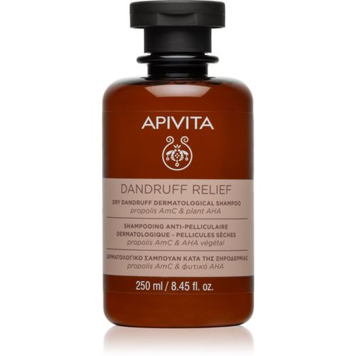 Dandruff Relief Dry Dandruff Dermatological Shampoo champú anticaspa para cuero cabelludo seco con picores 250 ml - Apivita - Modalova