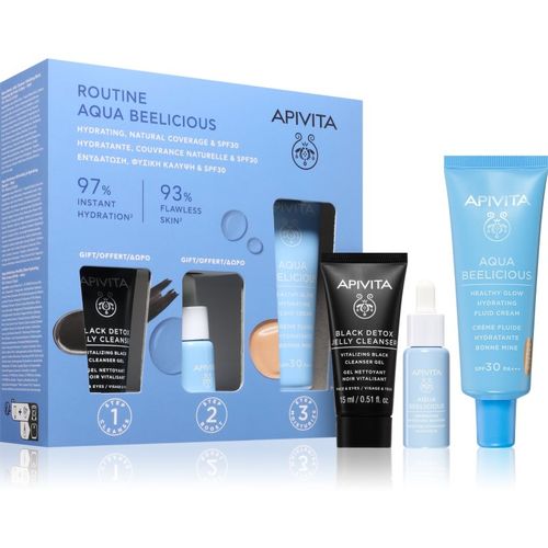 Aqua Beelicious Hydrating & Natural Coverage Routine Set set para iluminación e hidratación - Apivita - Modalova