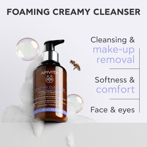 Cleansing Foaming Cleanser espuma limpiadora suave 200 ml - Apivita - Modalova