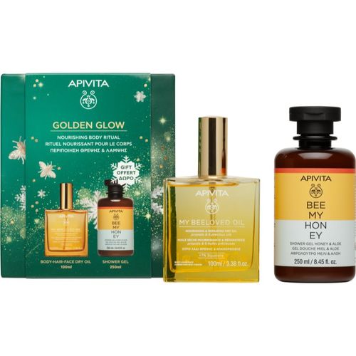 Golden Glow set navideño de regalo para dejar la piel suave y lisa - Apivita - Modalova