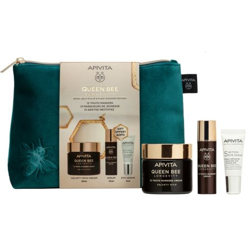 Queen Bee Longevity set navideño de regalo protección antiarrugas compleja - Apivita - Modalova