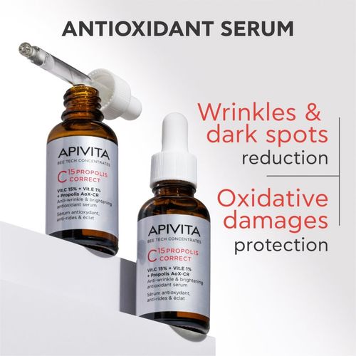 Bee Tech Concentrates C15 Propolis Correct Serum sérum antioxidante para rostro 30 ml - Apivita - Modalova