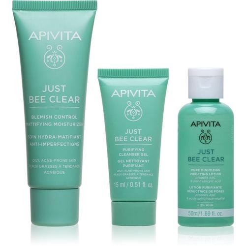 Just Bee Clear Routine Mini Set set anti-acné - Apivita - Modalova