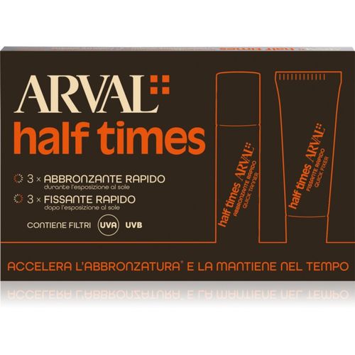 Half Times Fast Tanning Bottle + Tube Set aceite protector solar para acelerar el bronceado - Arval - Modalova