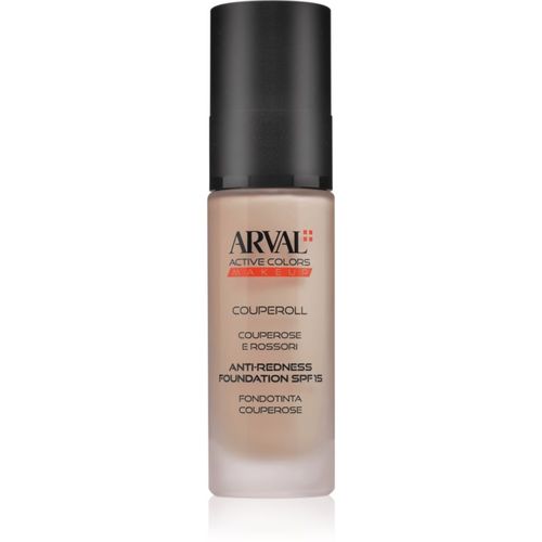 Couperoll Anti-redness foundation SPF15 base de maquillaje cubre imperfecciones SPF 15 02 Pink Beige 30 ml - Arval - Modalova