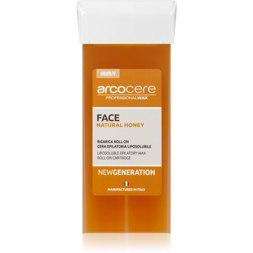 Professional Wax Face Natural Honey Enthaarungswachs für das Gesicht Ersatzfüllung 100 ml - Arcocere - Modalova