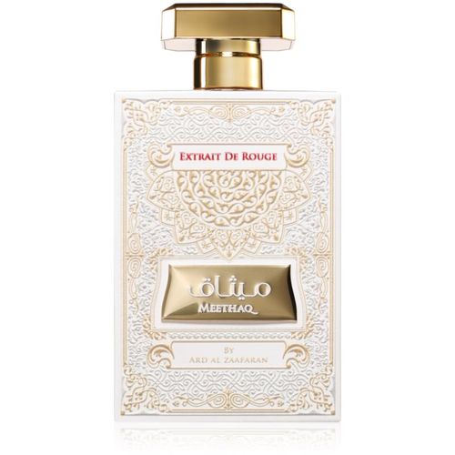 Meethaq Extrait De Rouge Eau de Parfum unisex 100 ml - Ard Al Zaafaran - Modalova