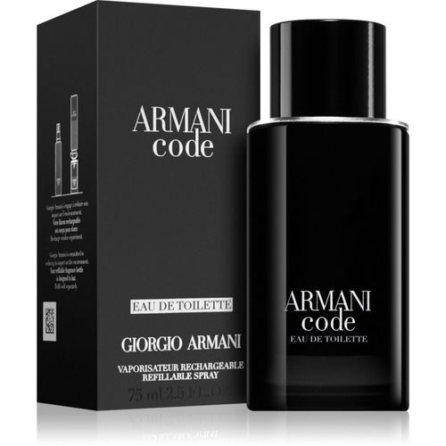 Code Eau de Toilette recargable para hombre 75 ml - Armani - Modalova