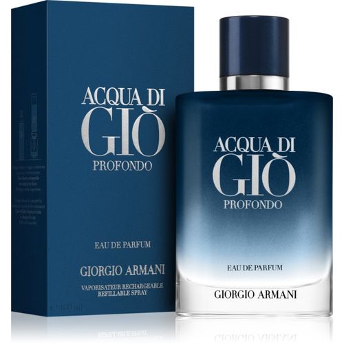 Acqua di Giò Profondo Eau de Parfum recargable para hombre 100 ml - Armani - Modalova