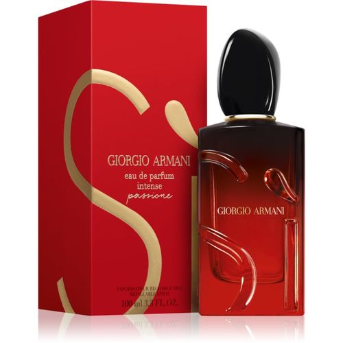 Sì Passione Intense Eau de Parfum recargable para mujer 100 ml - Armani - Modalova