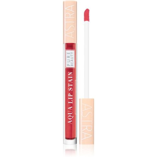 Pure Beauty Aqua Lip Stain brillo de labios tono 01 Sorbet 3 ml - Astra Make-up - Modalova