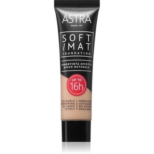 Soft Mat Foundation base de maquillaje ligera tono 004 vanilla 30 ml - Astra Make-up - Modalova