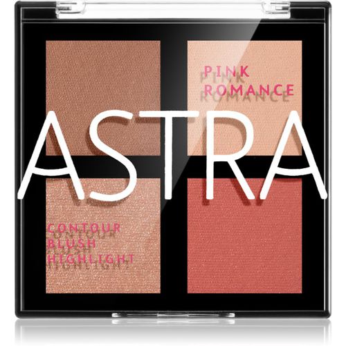 Romance Palette paleta para contorno de rostro para el rostro tono 02 Pink Romance 8 g - Astra Make-up - Modalova