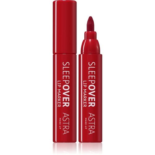 SLEEPOVER LIP MARKER delineador de labios tono 0004 MIDNIGHT SNACK 3 ml - Astra Make-up - Modalova